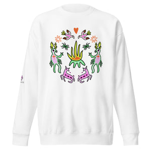 Sudadera de Algodón, huichol.