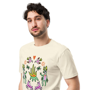 Playera Unisex , Arte Huichol