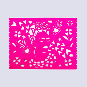 Mantel individual rosa (1pza)